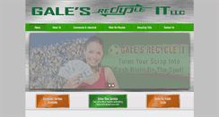 Desktop Screenshot of galesrecycleit.com